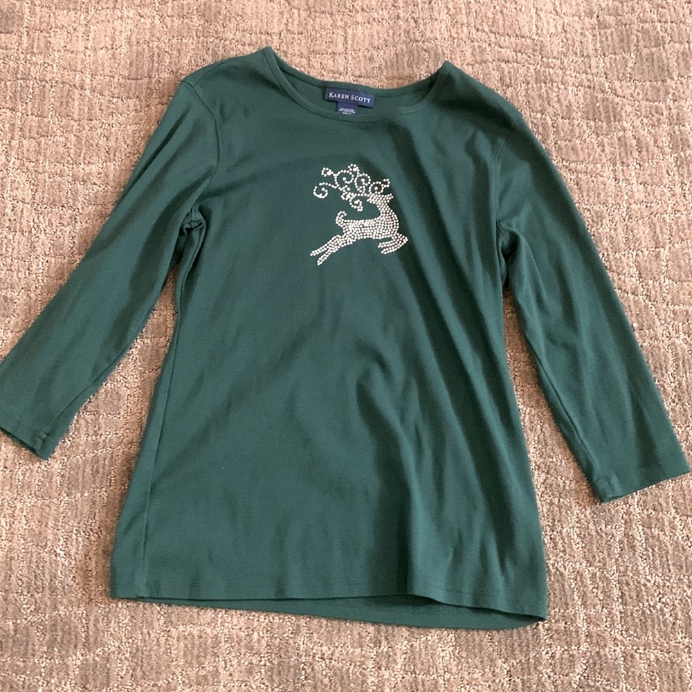 NWOT KAREN SCOTT long sleeve shirt
